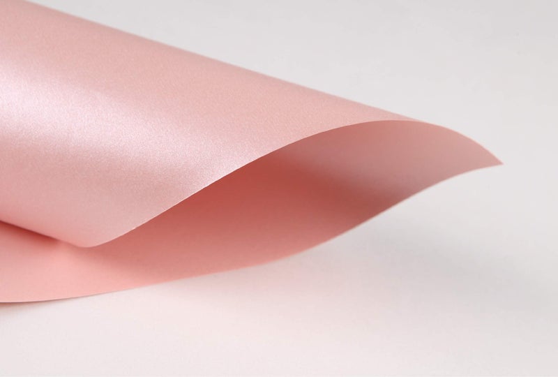 Bubbley Pink Metallic Paper - 100-Pack Light Pink Shimmer Paper, Crafting Supplies, Ticket, Invitation, Stationery, Scrapbook Use, Printer Friendly, 120 GSM, 8.5 x 11 Inches - Image 4